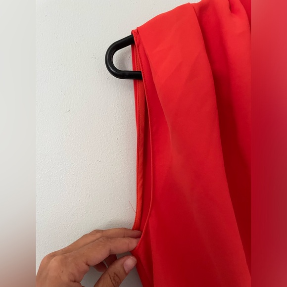 Aritzia babaton Carter sleeveless dress size small color orange - Picture 13 of 14